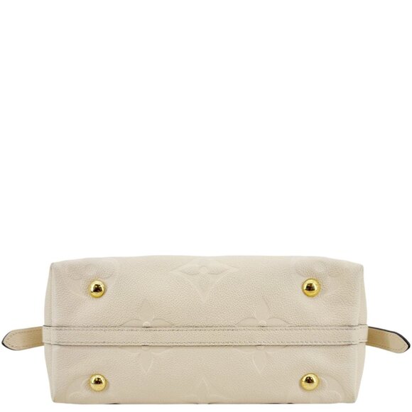 Louis Vuitton Carryall PM Monogram Empreinte Leather Shoulder Bag Off White - Picture 12 of 15